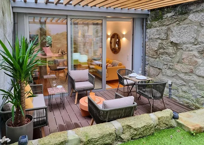 Lägenhet Gorgeous With Great Private Terrace And Ac Oporto